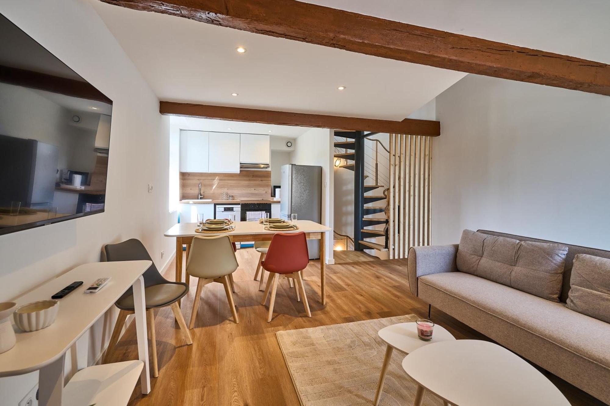 Le Rempart Harmonieux - Triplex Au Pied De La Cite Apartment Carcassonne Exterior foto